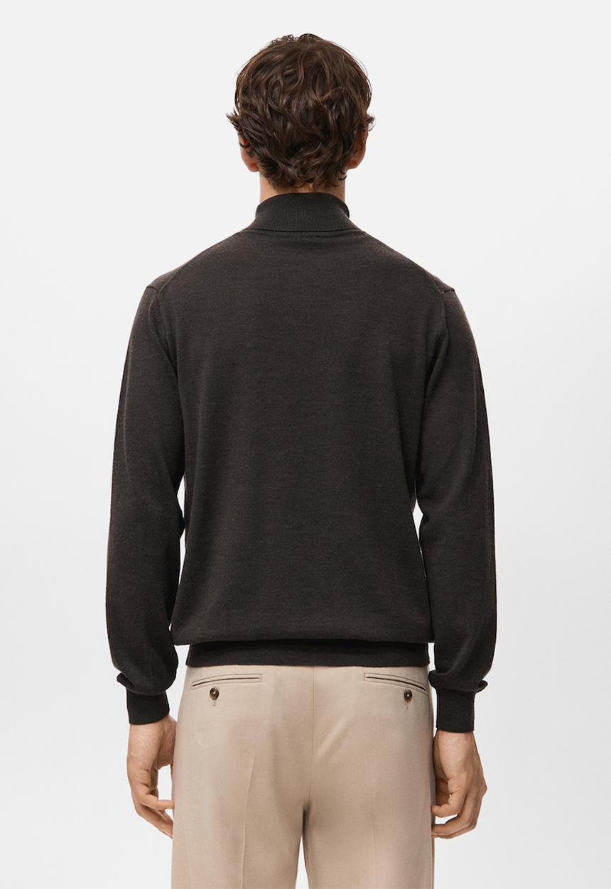 MANGO - Sweater Willyt - Dark Brown