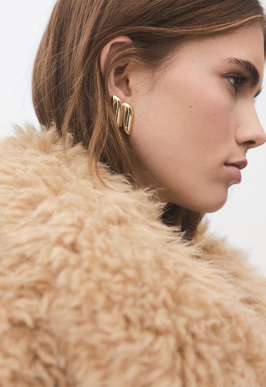 MANGO - Dani earrings-gold