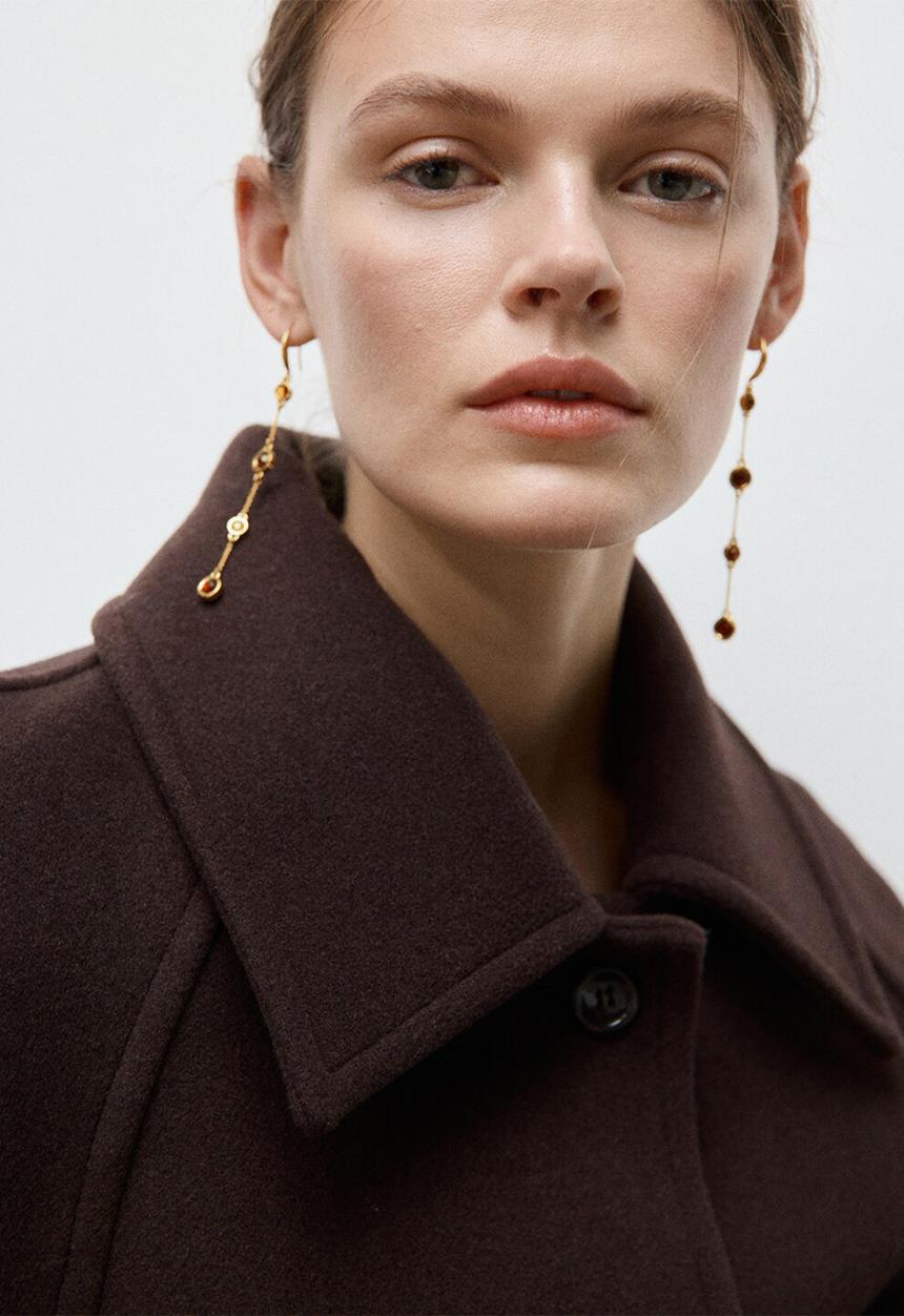 MANGO - Dean earrings-gold