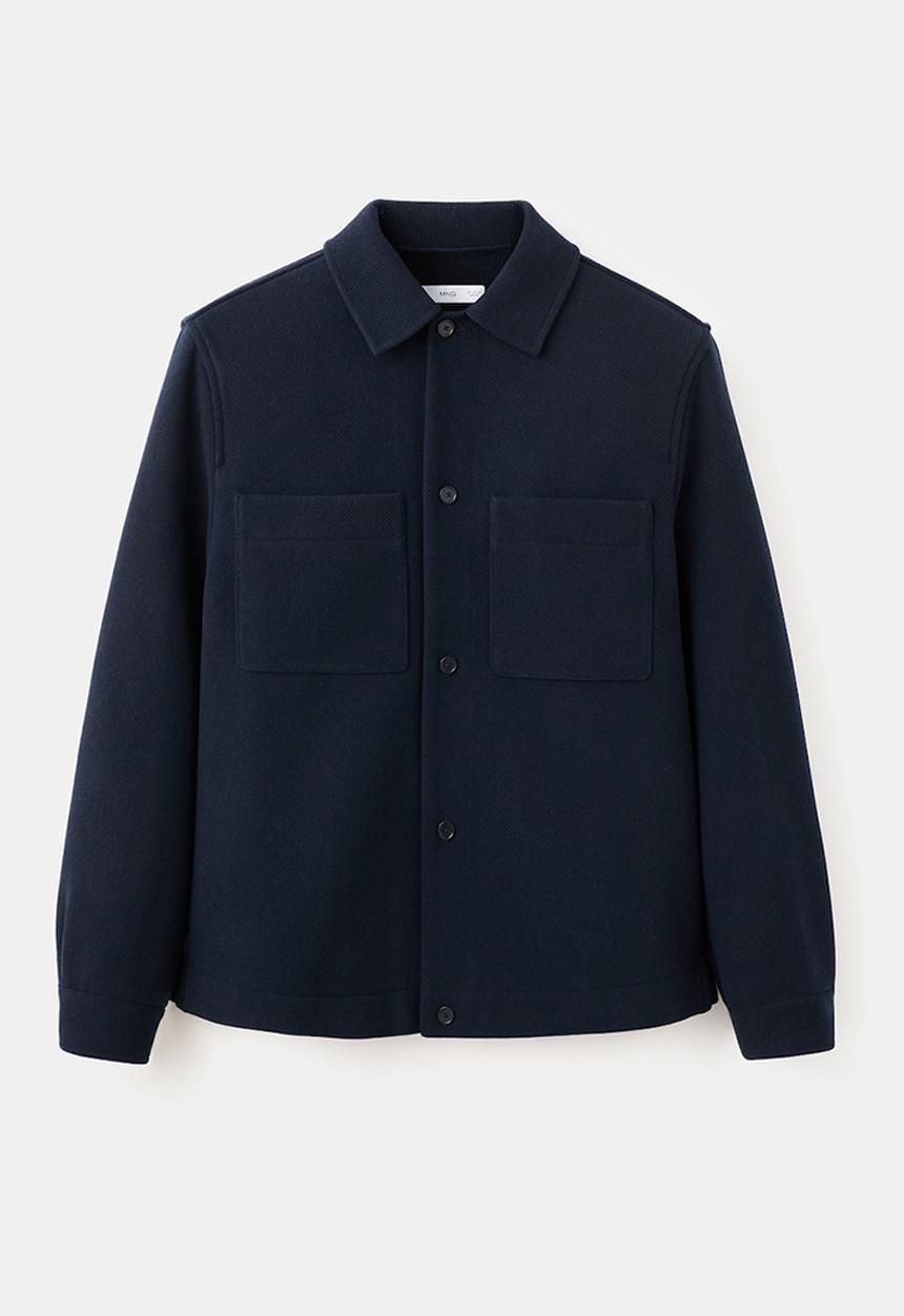 MANGO - Jacket Standfor - Navy