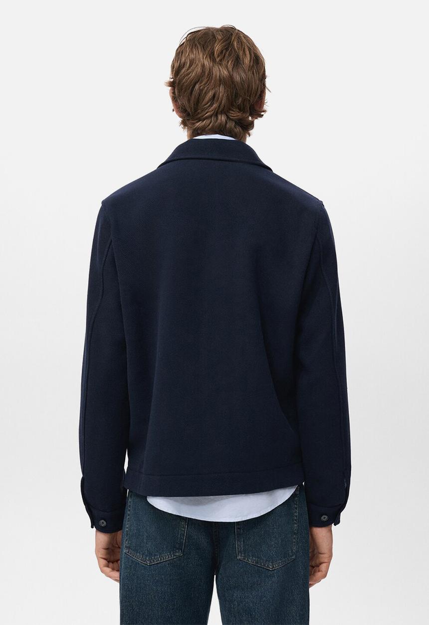 MANGO - Jacket Standfor - Navy