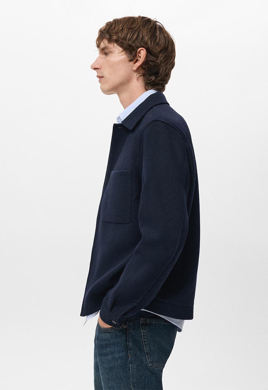 MANGO - Jacket Standfor - Navy