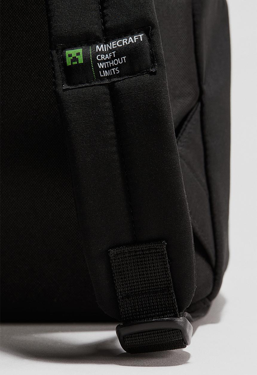 H&M - Printed backpack - black minecraft