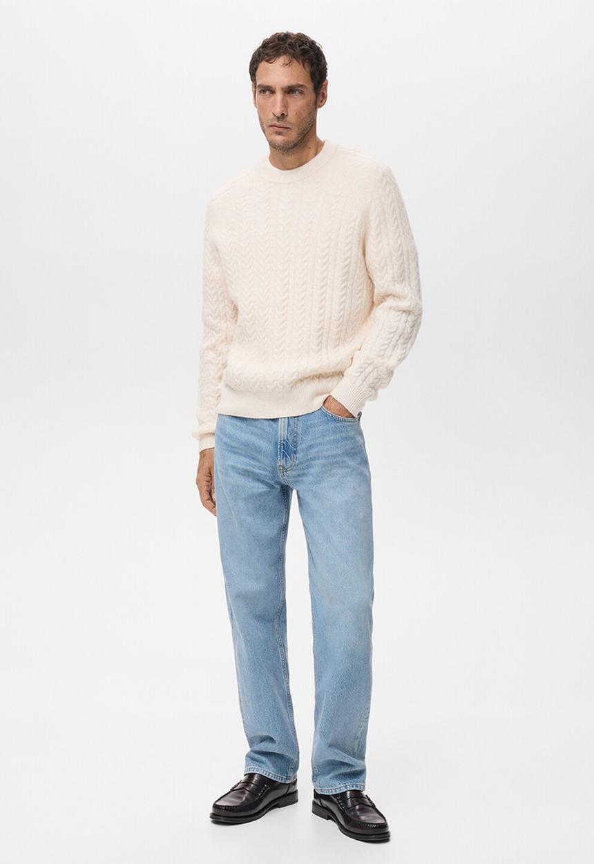 MANGO - Sweater Marieta - Ligth Beige