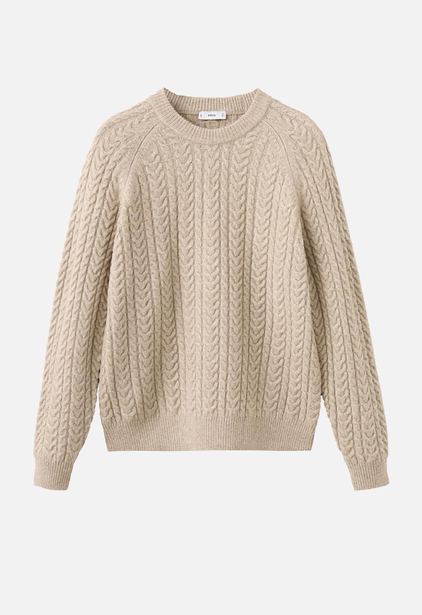 MANGO - Sweater Marieta - Camel