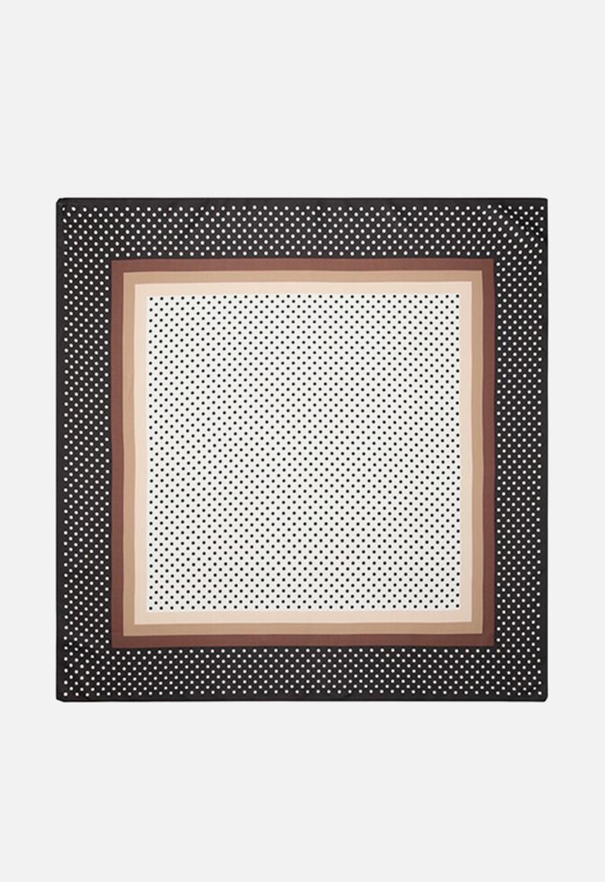 MANGO - Niza kerchief-dark brown