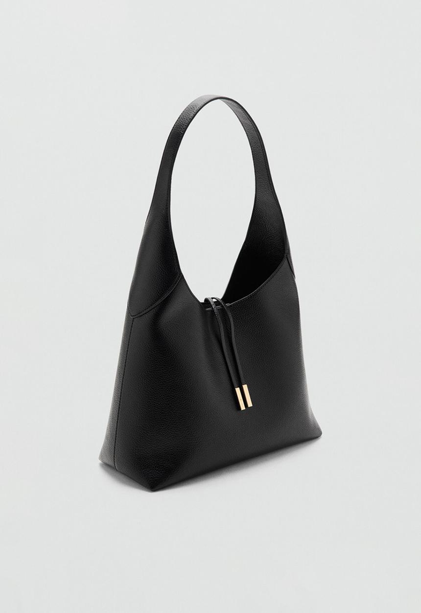 MANGO - Micado shoulder bag-black