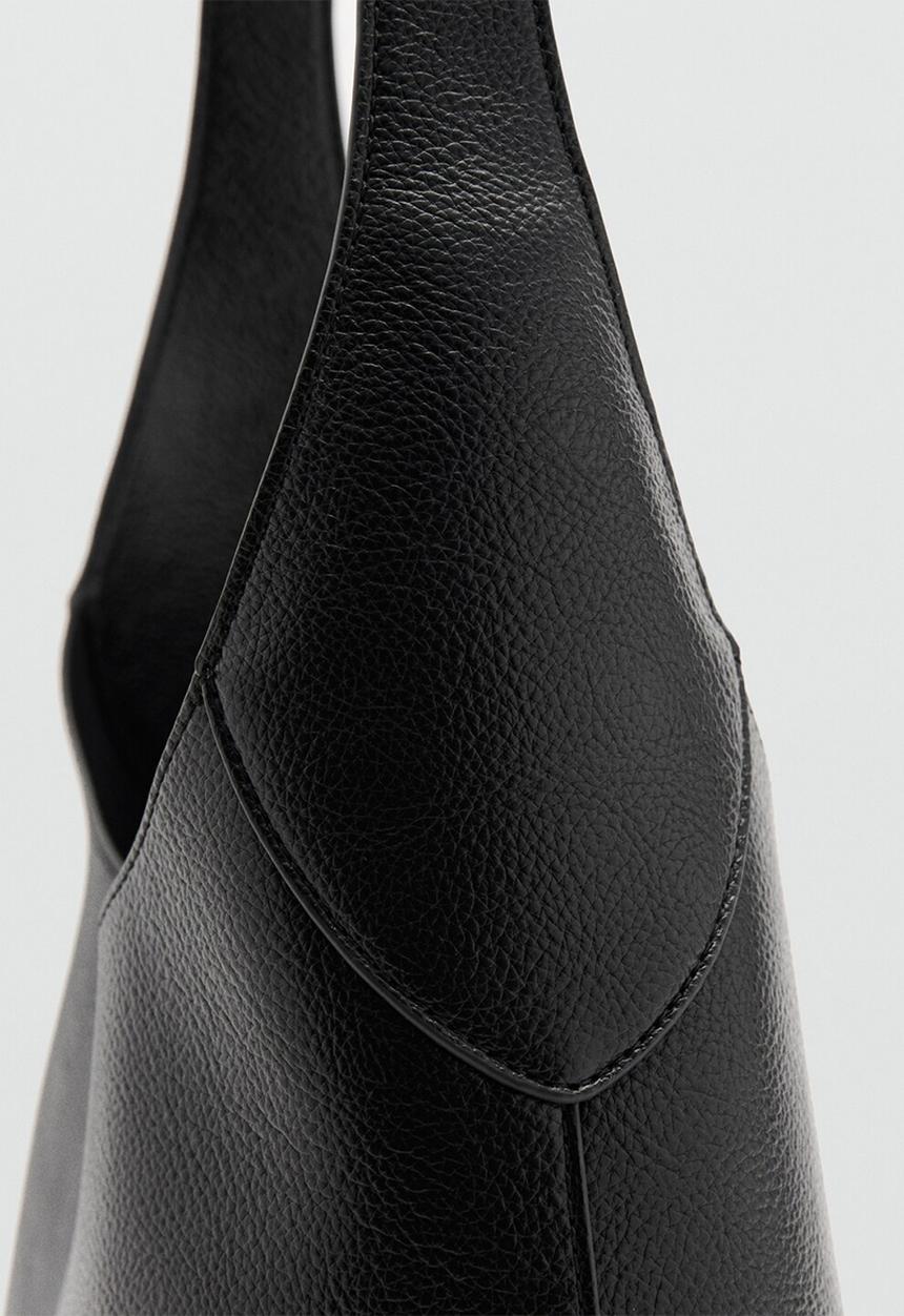 MANGO - Micado shoulder bag-black