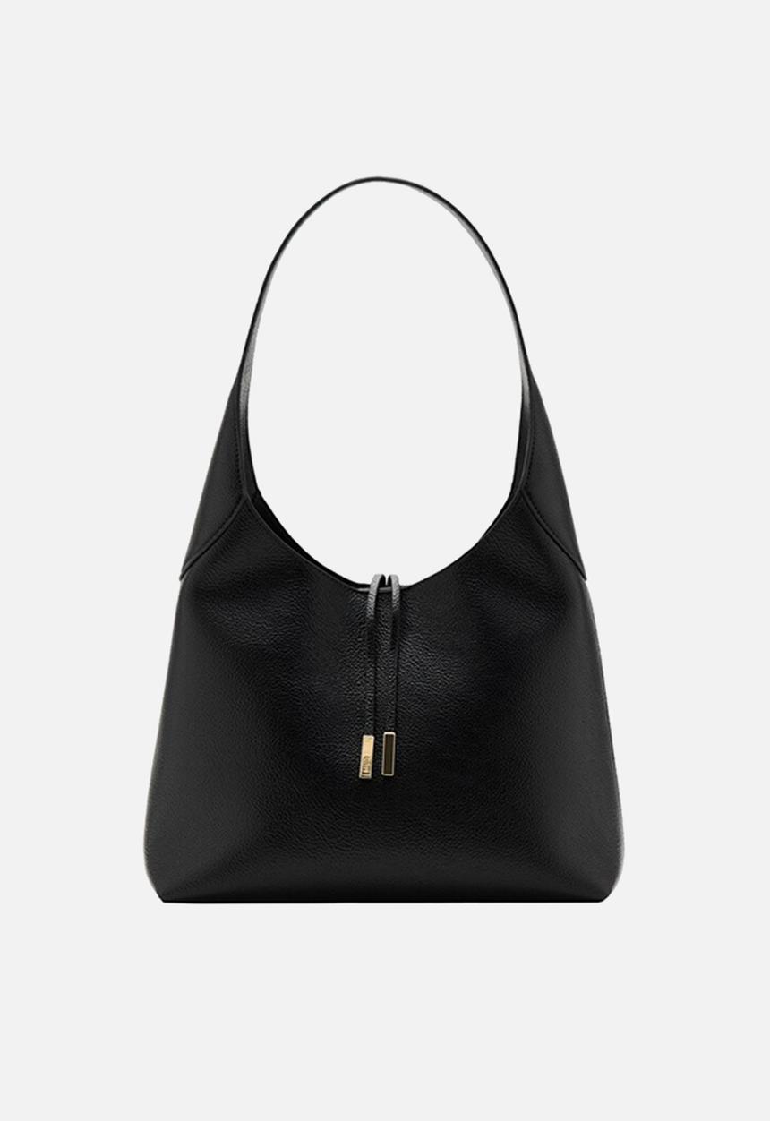 MANGO - Micado shoulder bag-black