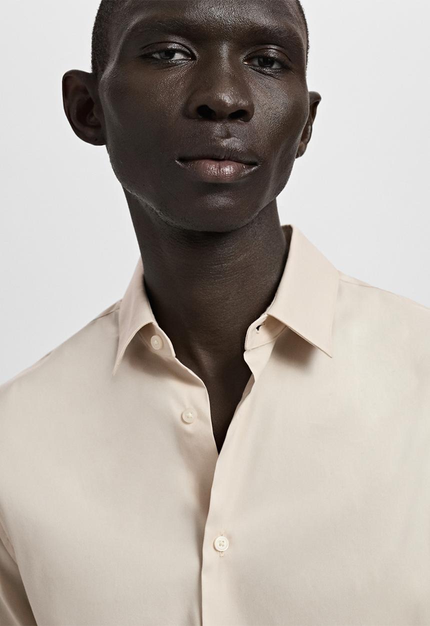 MANGO - Shirt Emotion - Beige