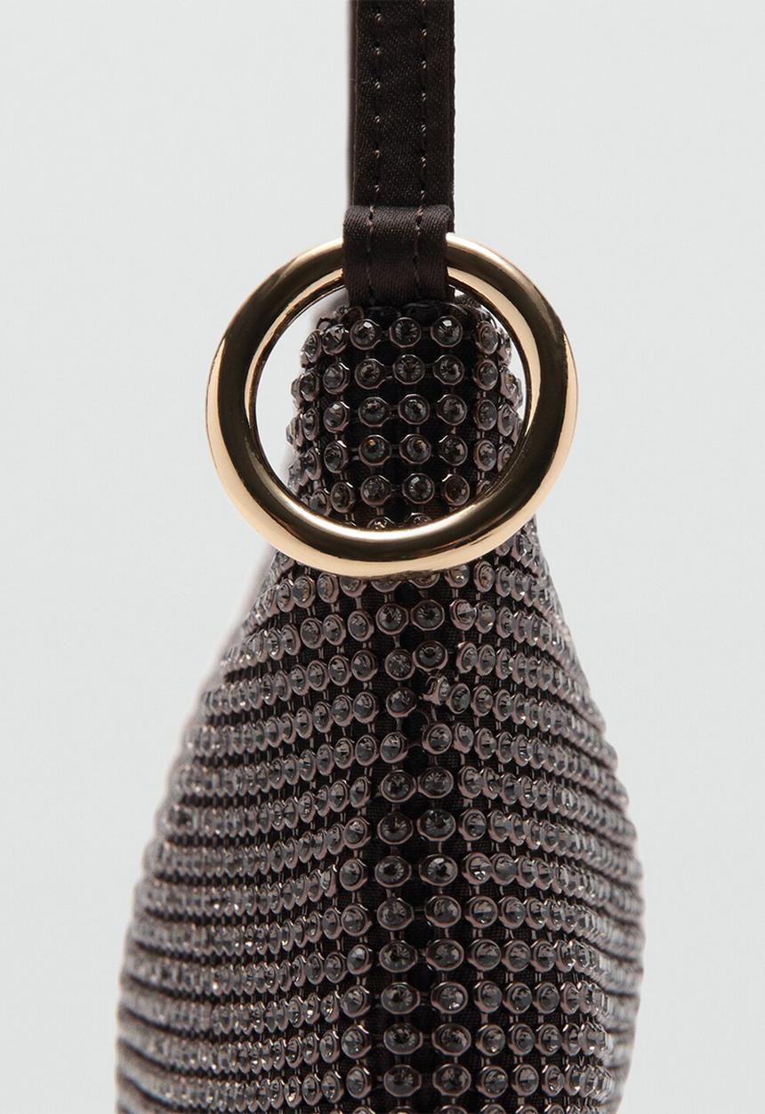 MANGO - Bacio handbag-dark brown