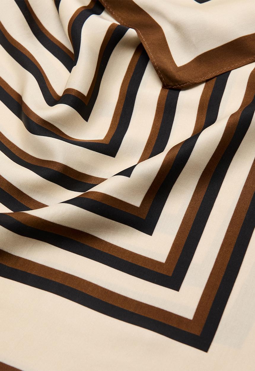 MANGO - Geov kerchief -brown