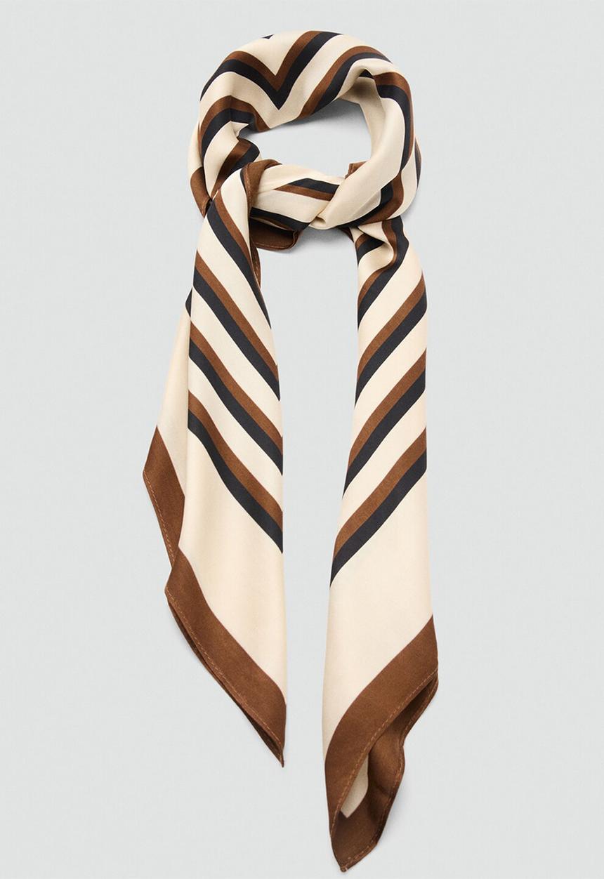 MANGO - Geov kerchief -brown
