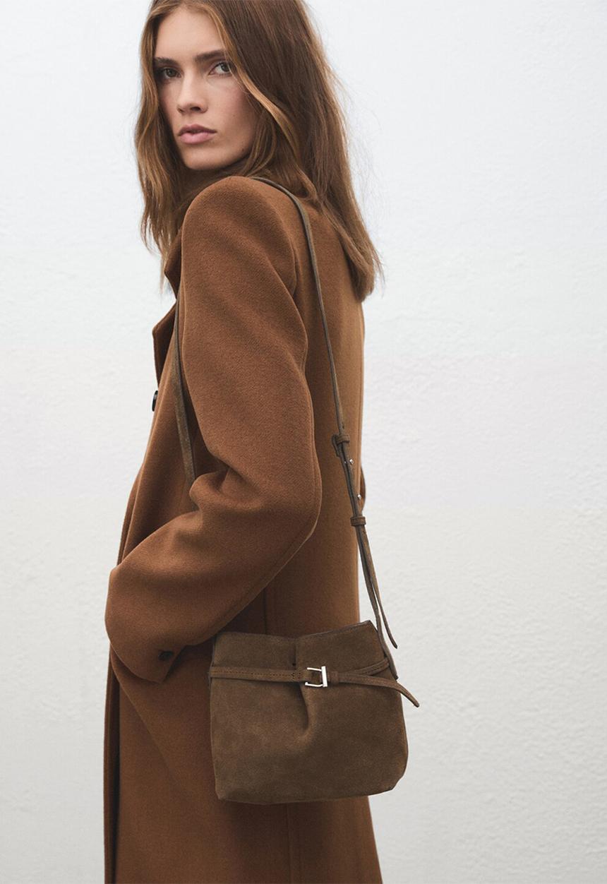 MANGO - Ruira crossbody bag-brown