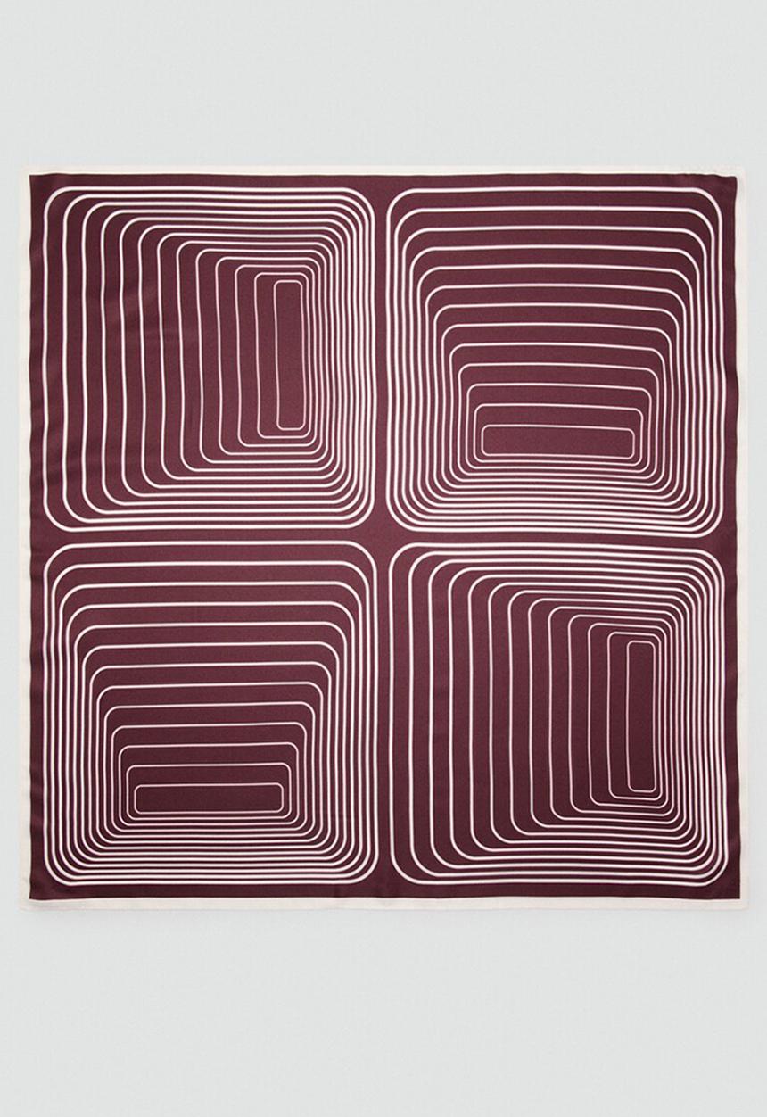 MANGO - Nagoya kerchief-dark red