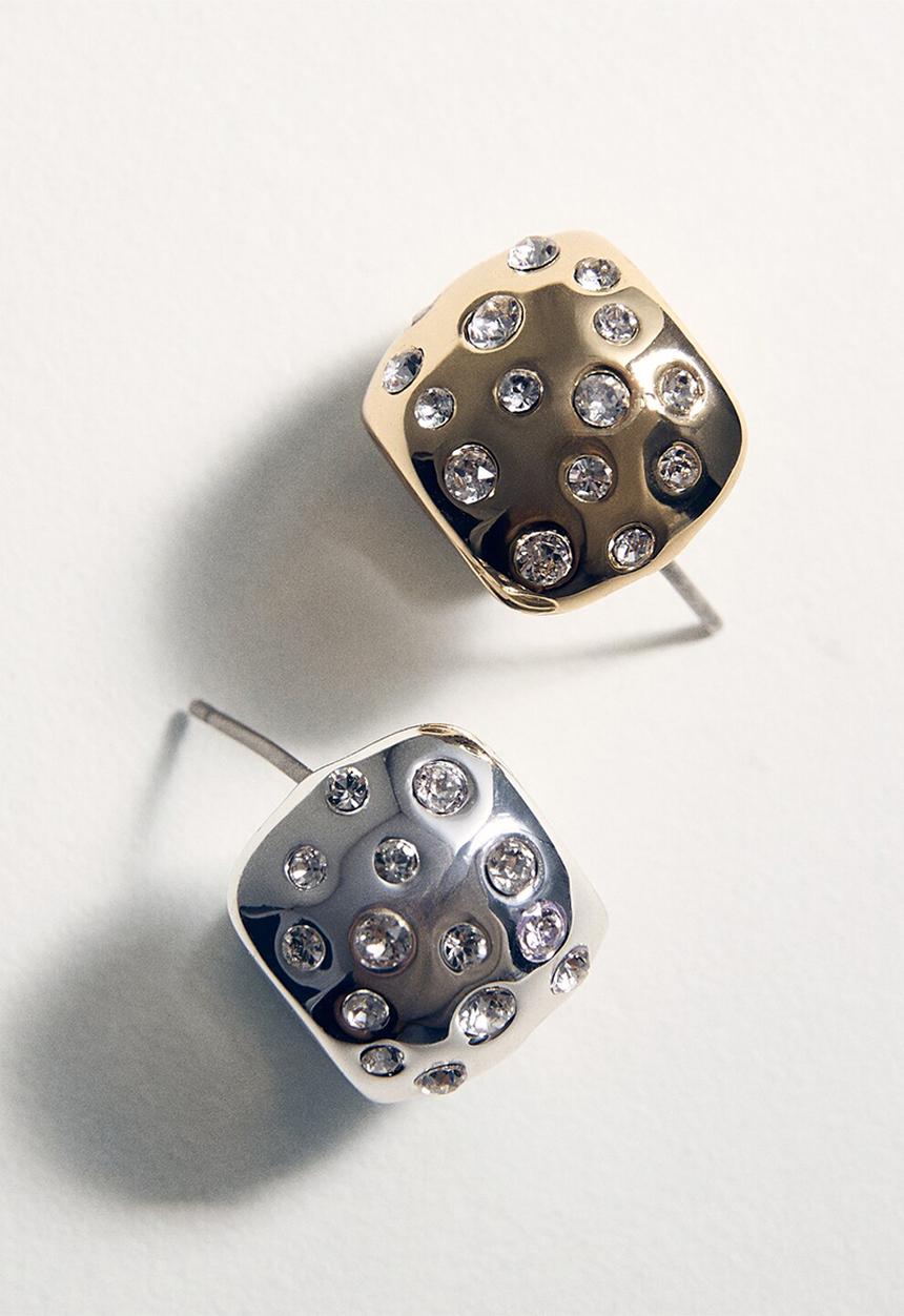 MANGO - Nadia earrings - gold & silver