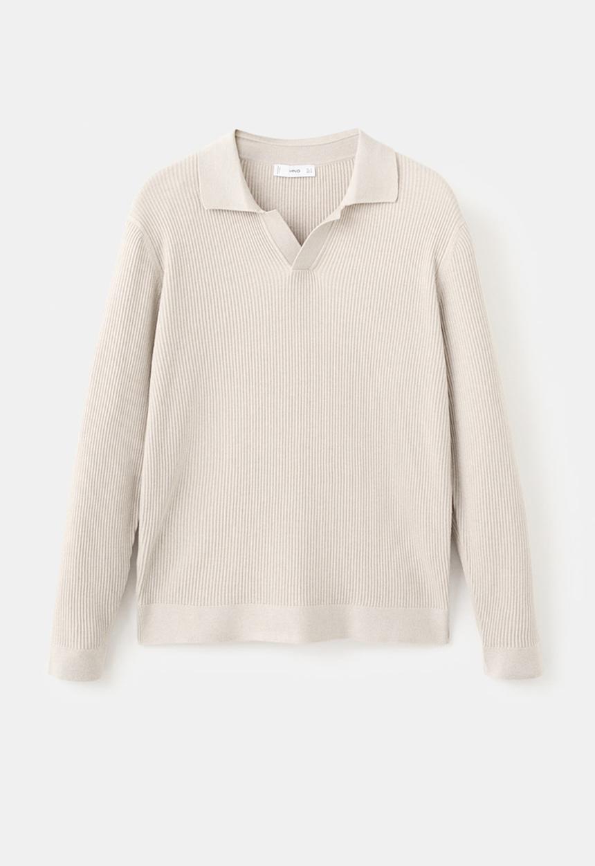 MANGO - Sweater Antiguas - Beige