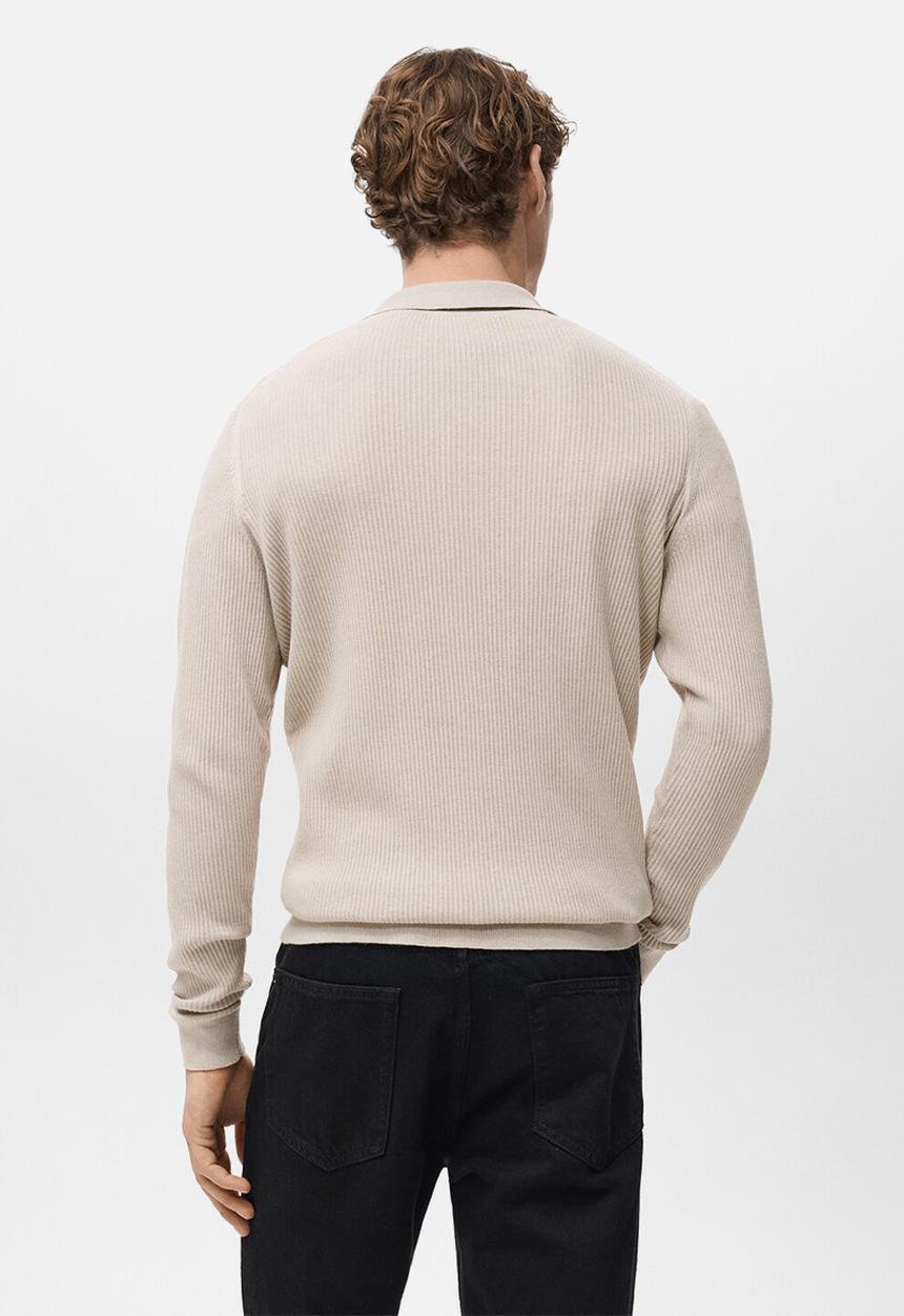 MANGO - Sweater Antiguas - Beige