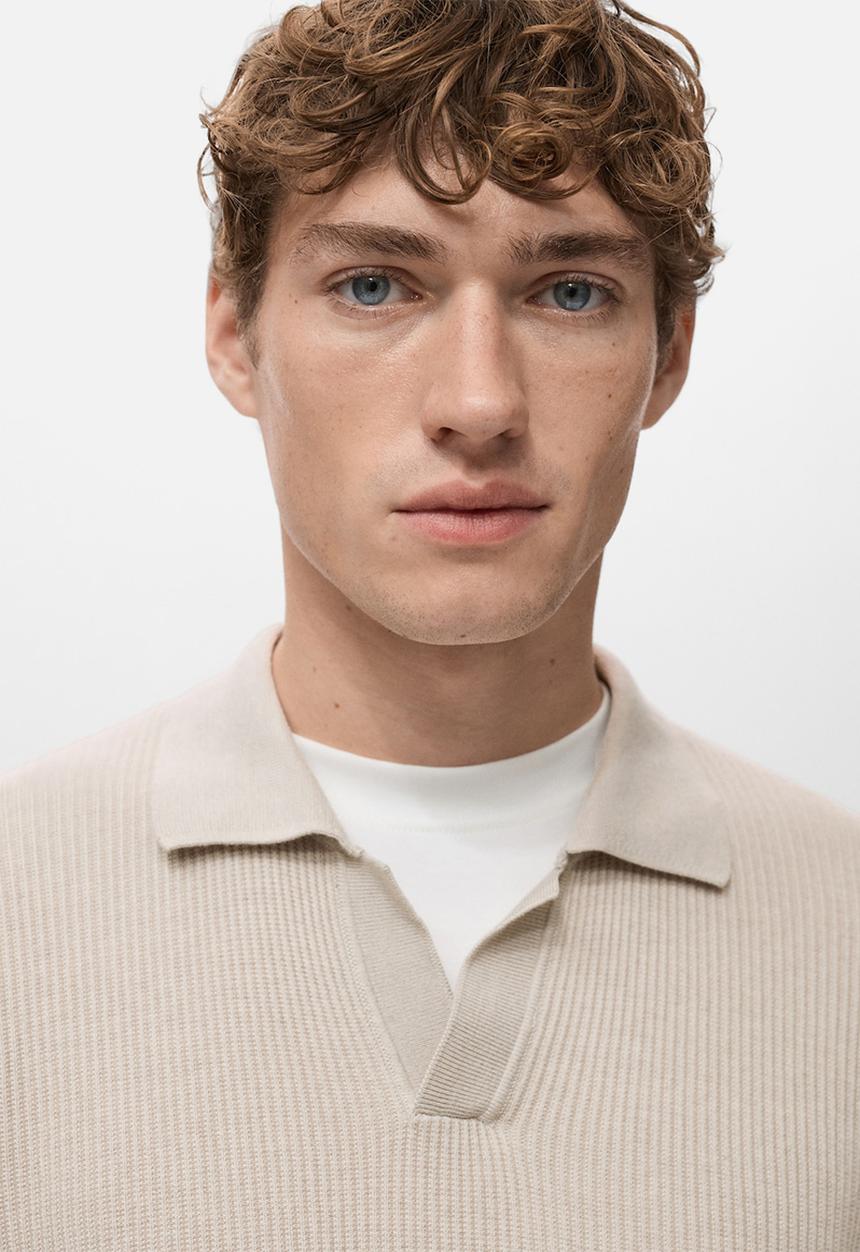 MANGO - Sweater Antiguas - Beige