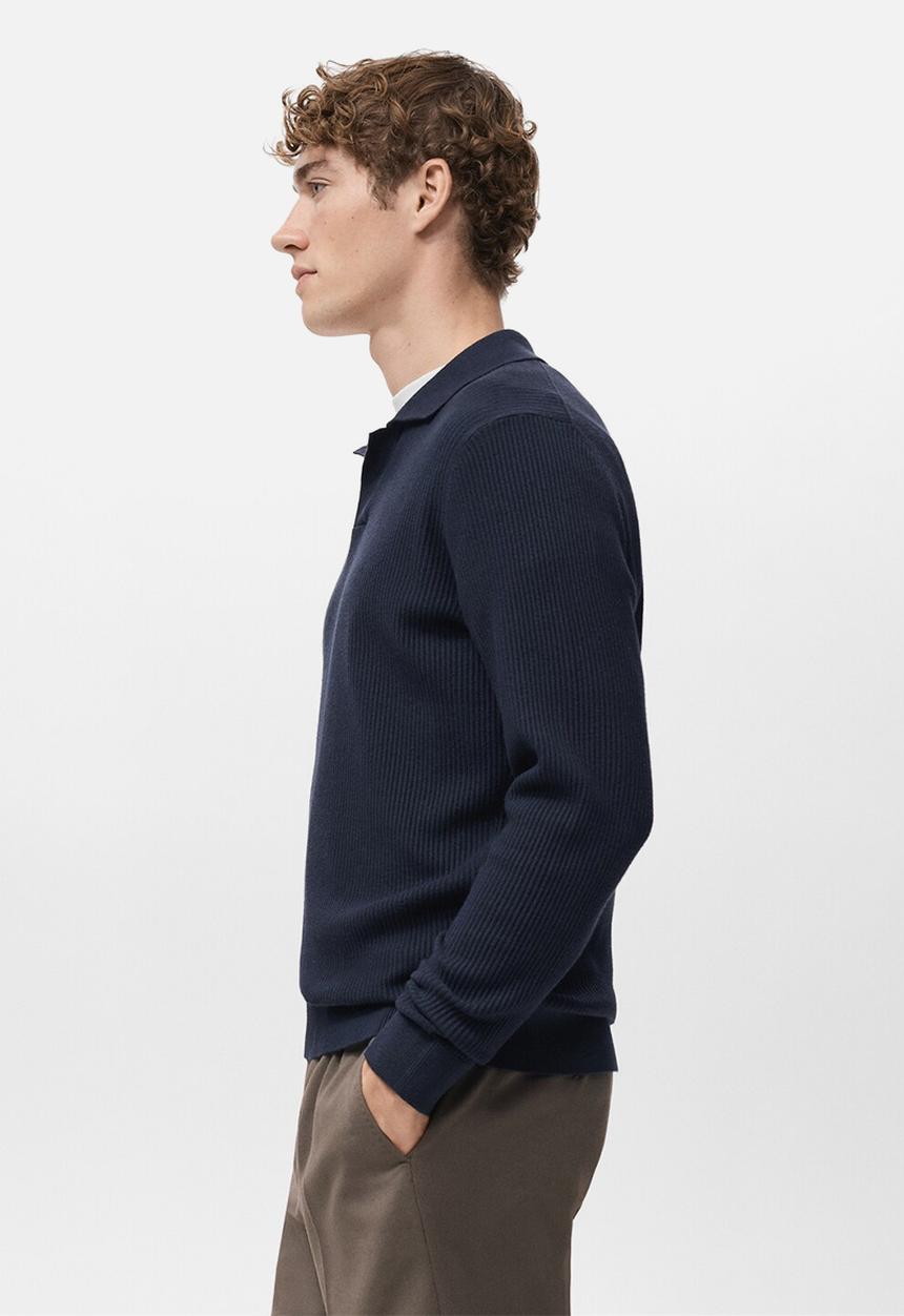 MANGO - Sweater Antiguas - Navy
