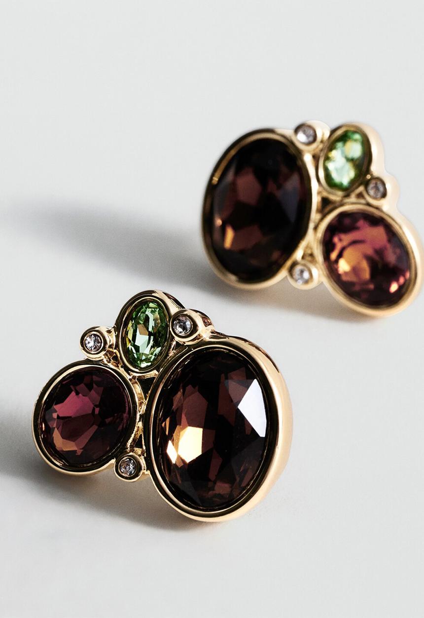 MANGO - Damian earrings - gold