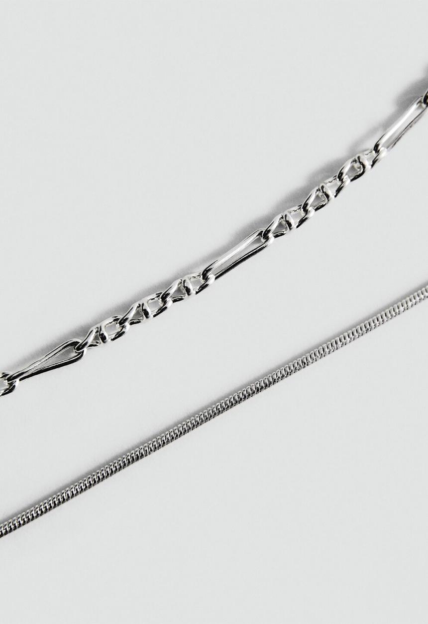 MANGO - Dallas necklace - silver 