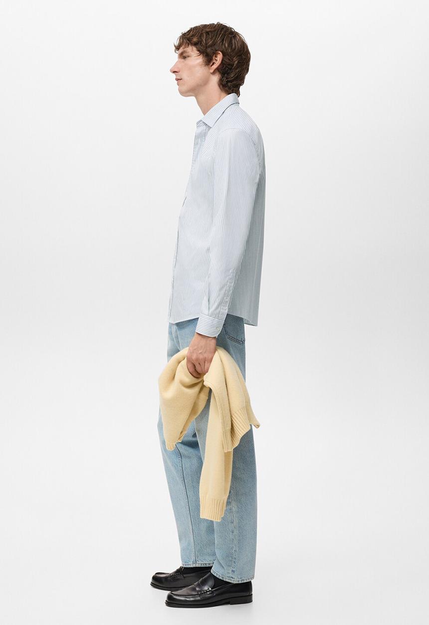 MANGO - Shirt Playr - Sky-Blue