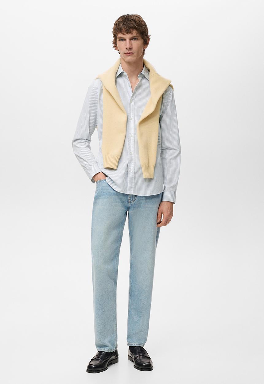 MANGO - Shirt Playr - Sky-Blue