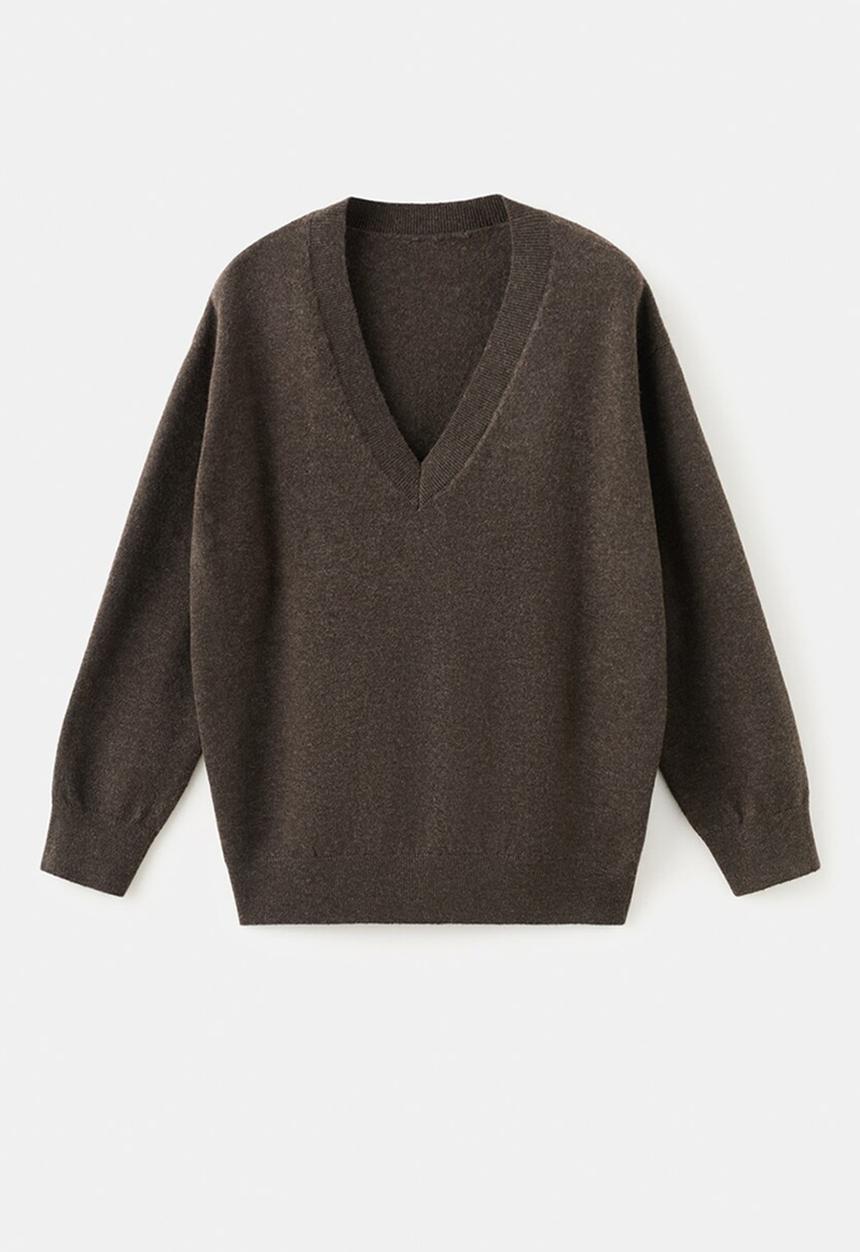 MANGO - Sweater festo - light brown