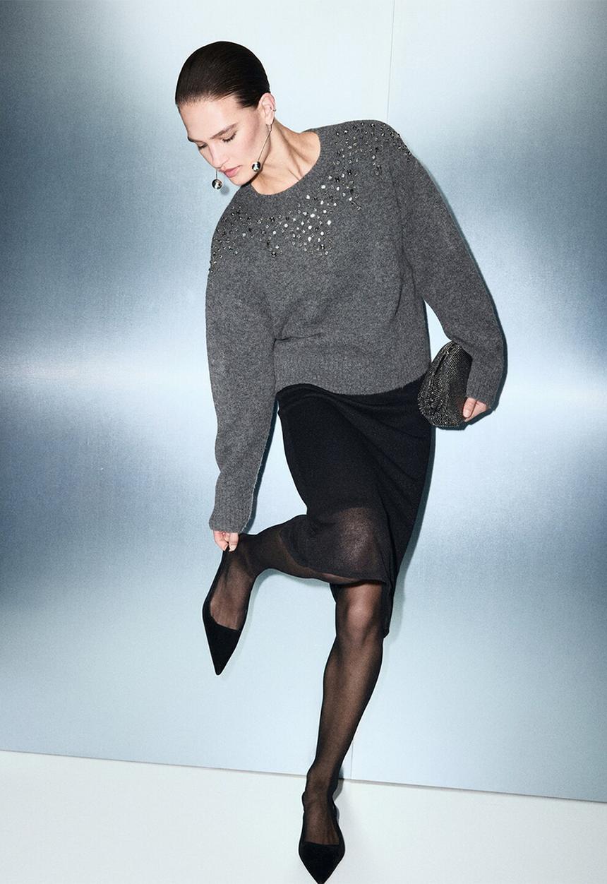 MANGO - Sweater estrella - dark grey