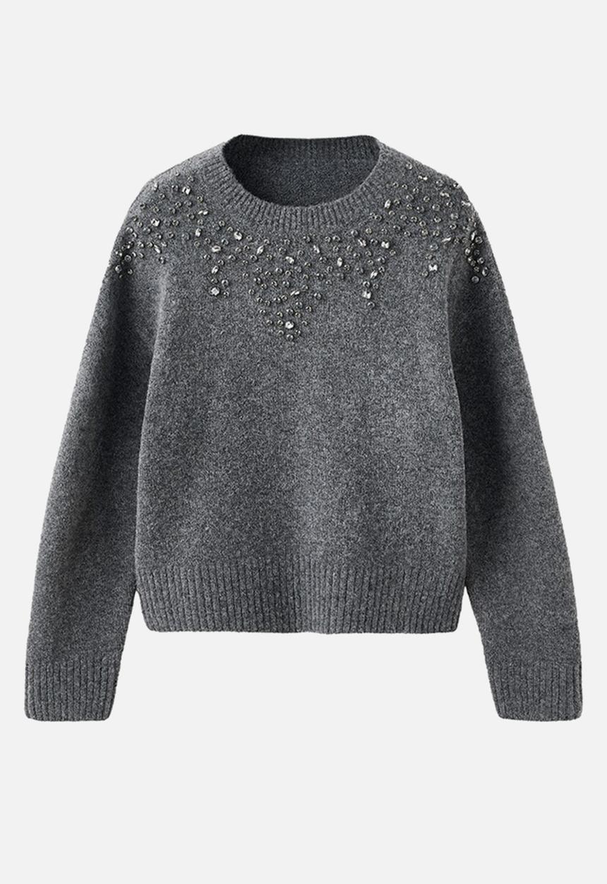 MANGO - Sweater estrella - dark grey