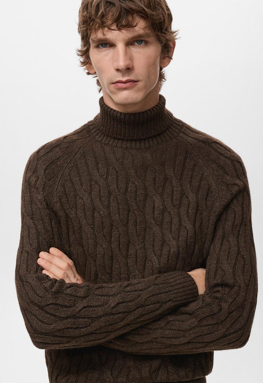MANGO - Sweater Mariat - Brown