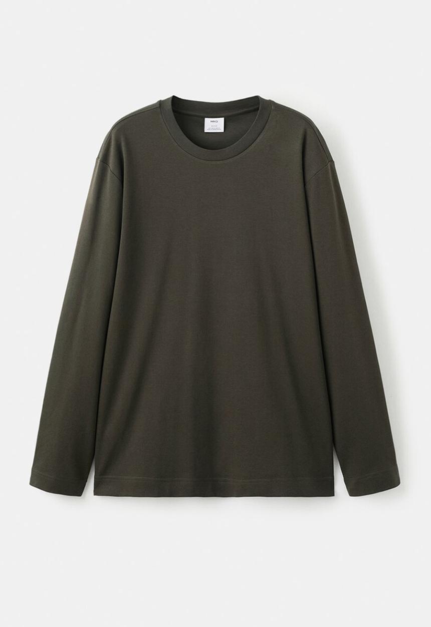 MANGO - TShirt Gareth - Dark Brown