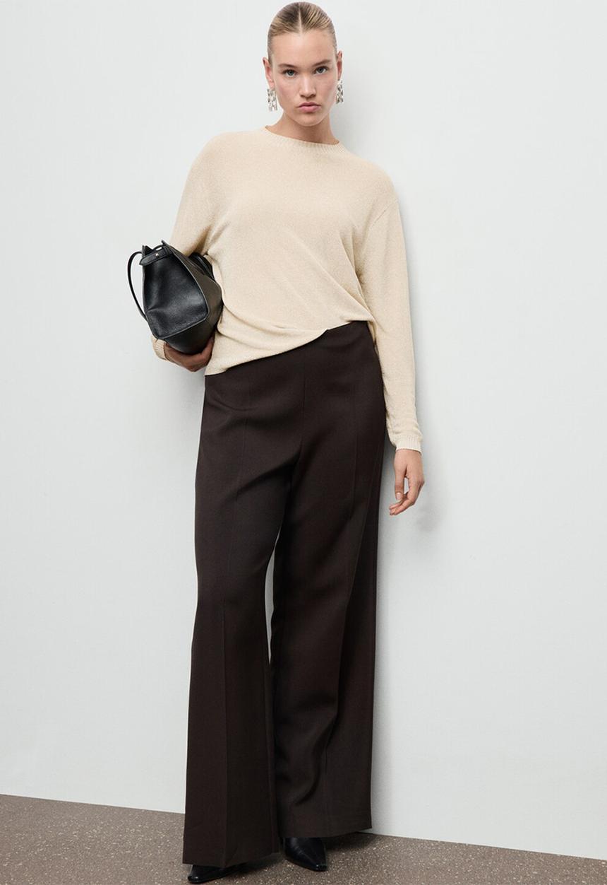 MANGO - Sweater klong - gold