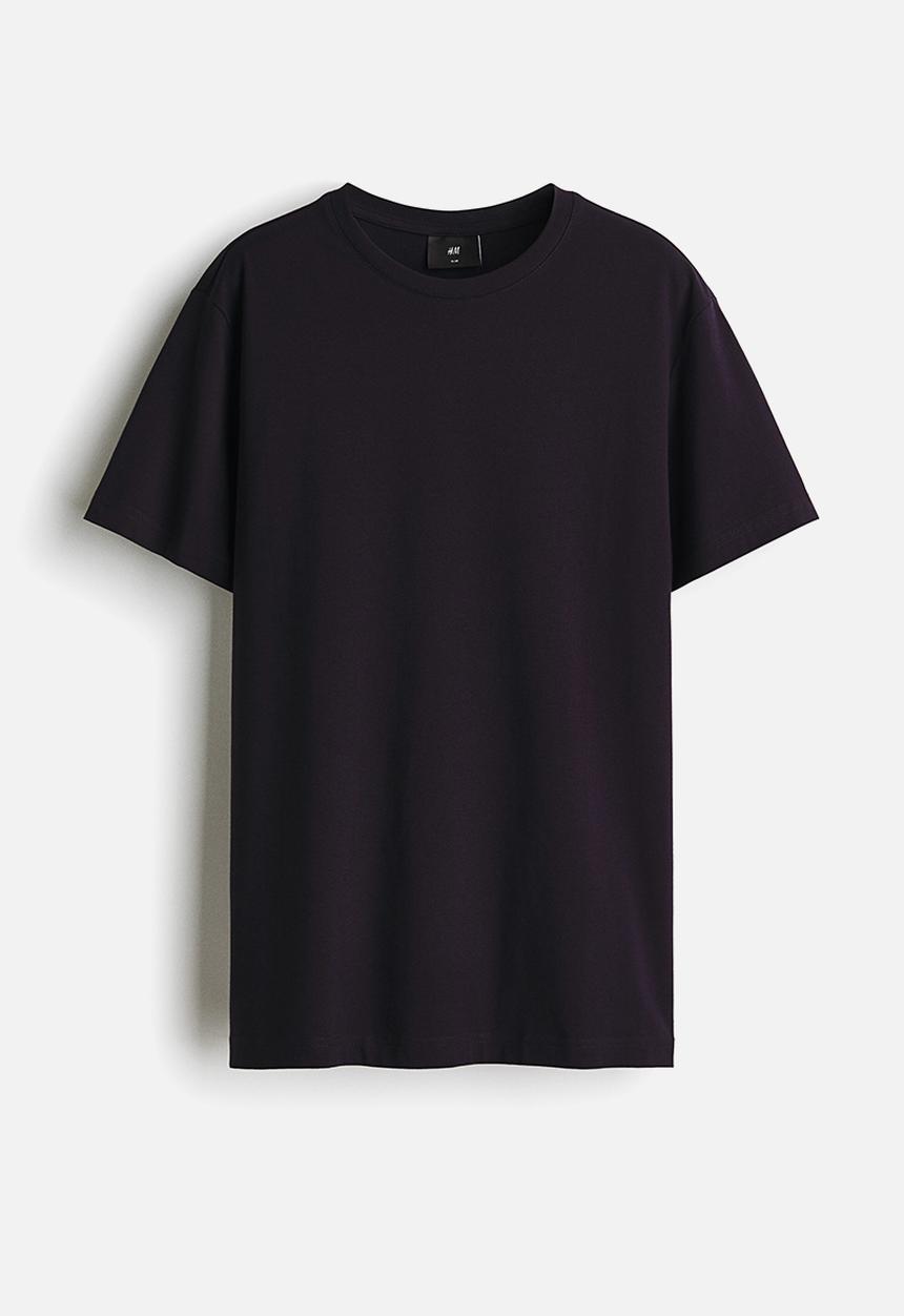 H&M - Slim fit T-shirt - navy blue
