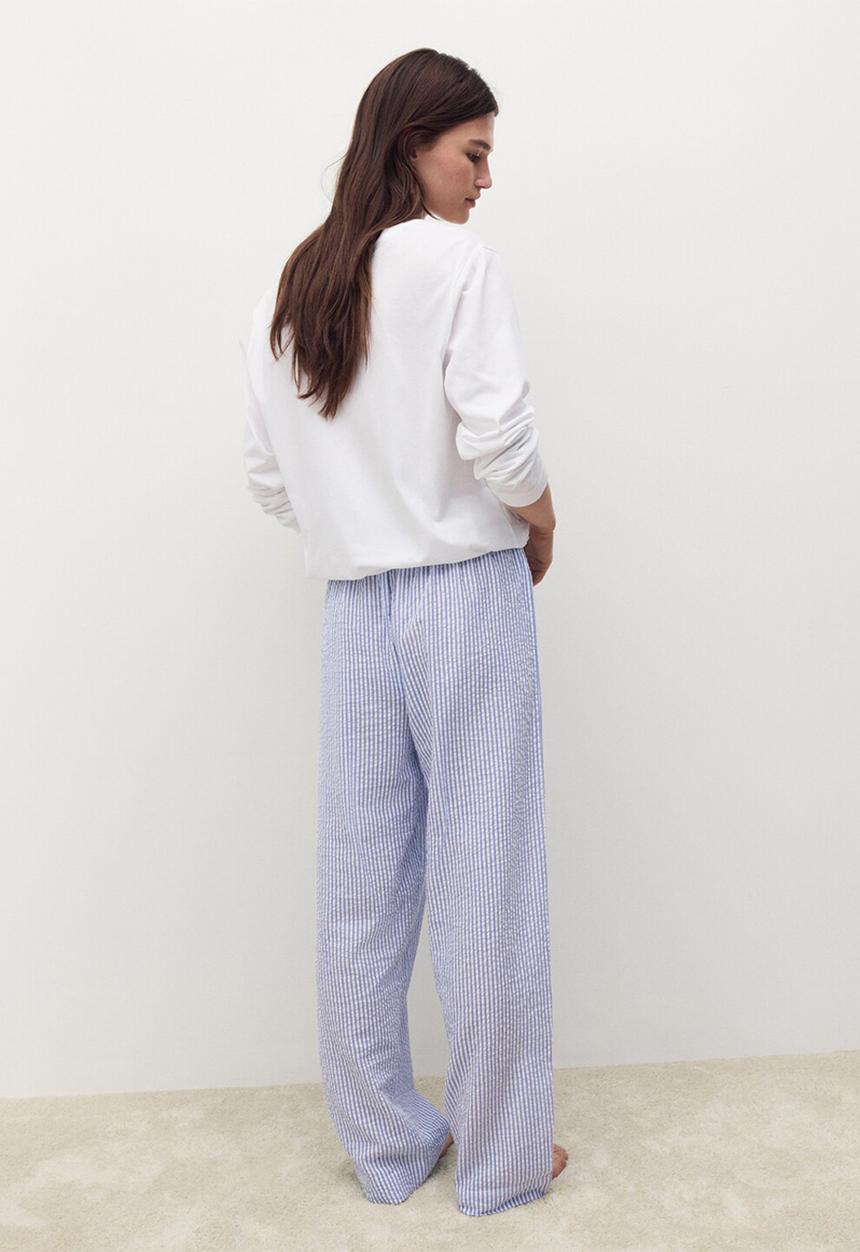 MANGO - Pyjama comboser- light/pastel blue