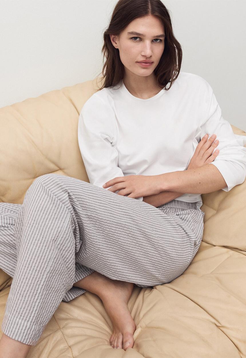 MANGO - Pyjama comboser- grey