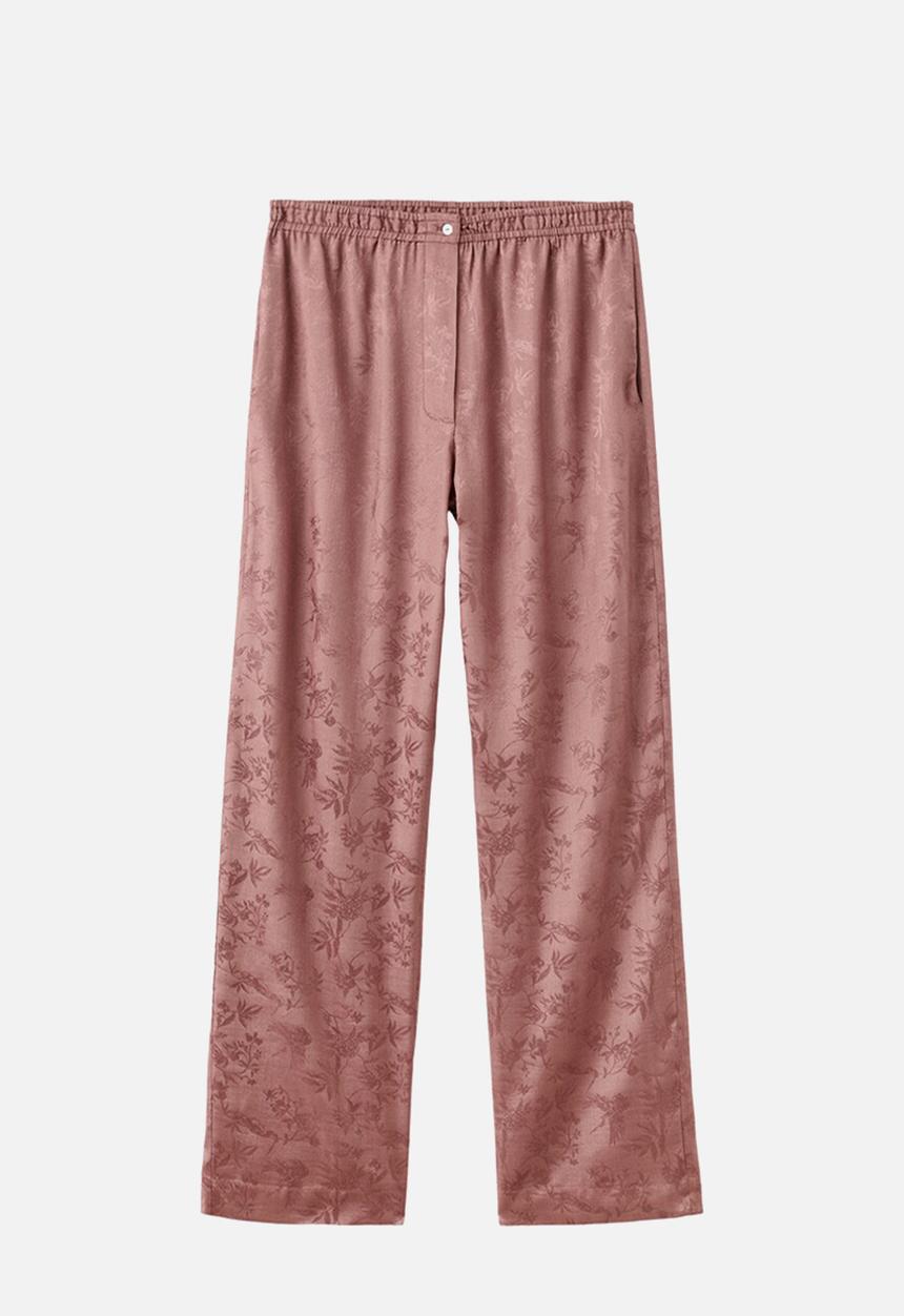 MANGO - Pyjama trouser quars- brown