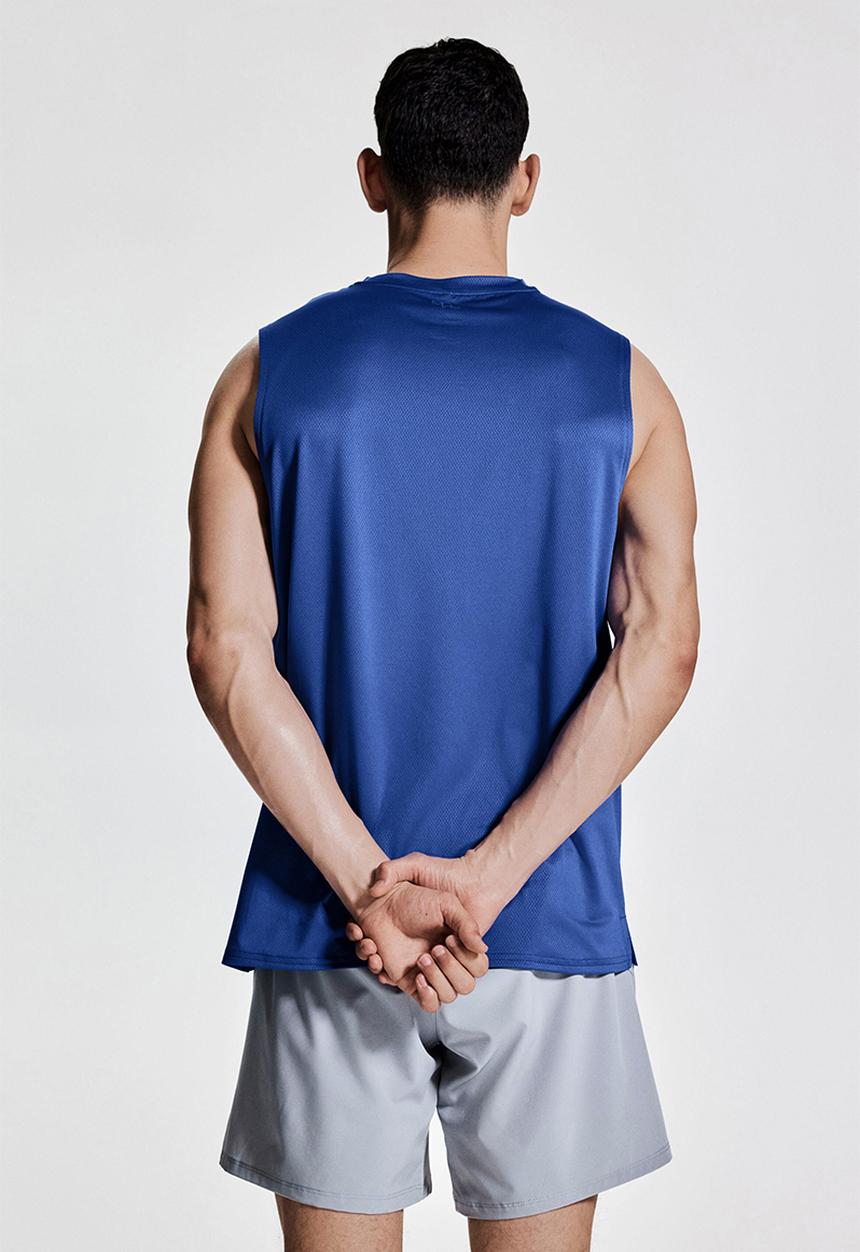 H&M - Regular fit sports vest top with drymove™ - blue