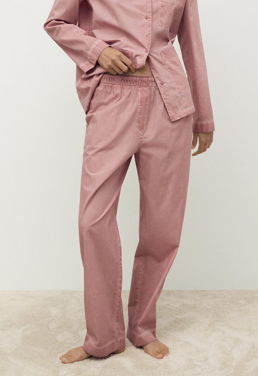 MANGO - Pyjama trouser felipe- medium pink