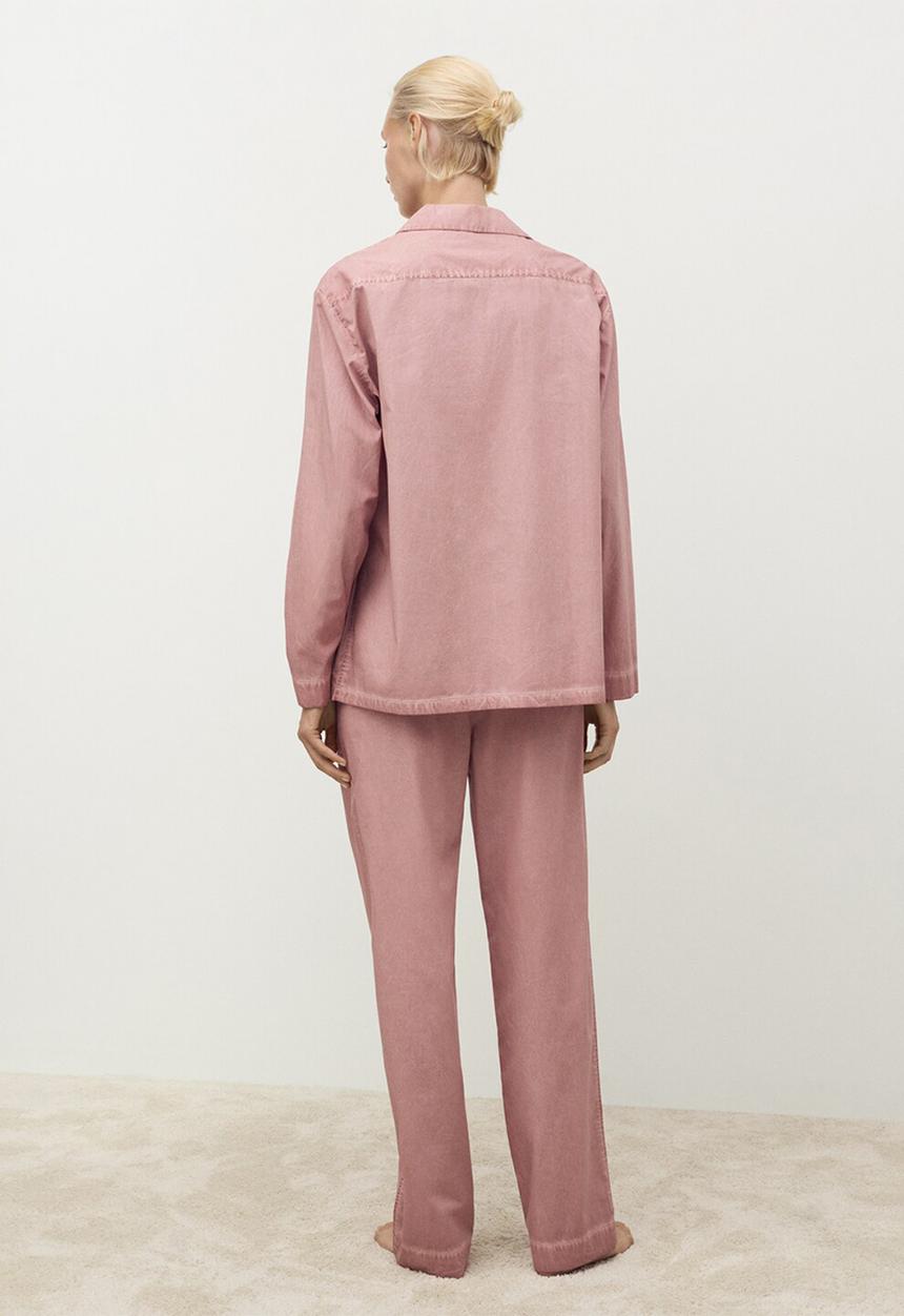 MANGO - Pyjama trouser felipe- medium pink