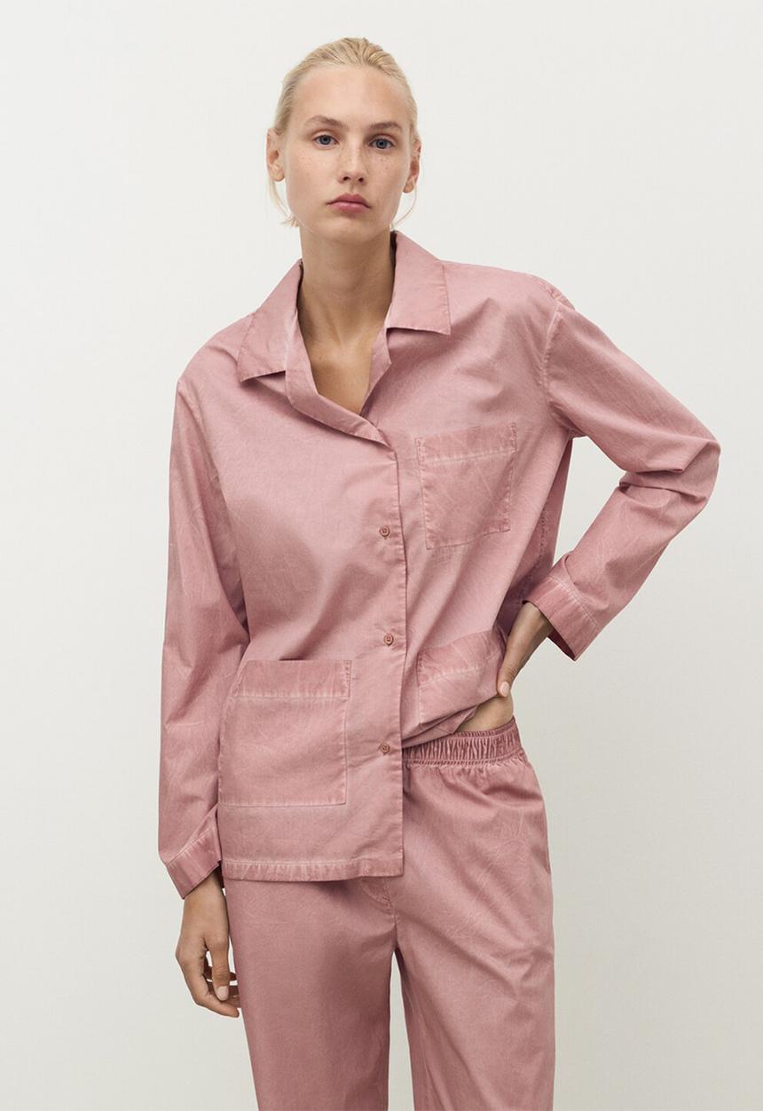 MANGO - Pyjama trouser felipe- medium pink