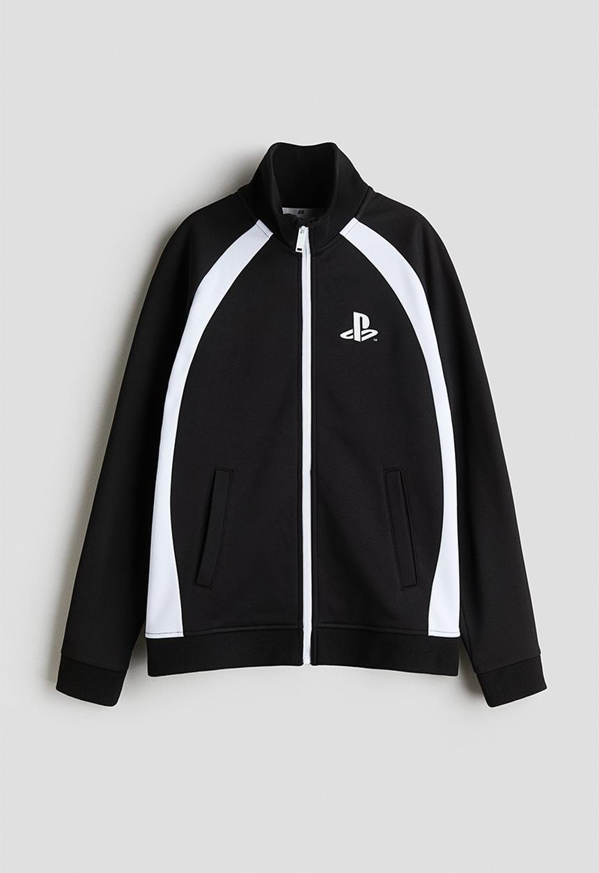 H&M - Track jacket - black playstation