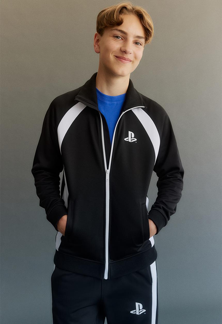 H&M - Track jacket - black playstation