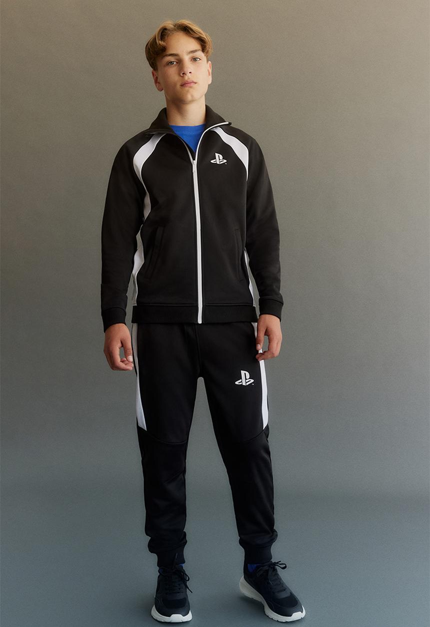 H&M - Jersey joggers - black playstation