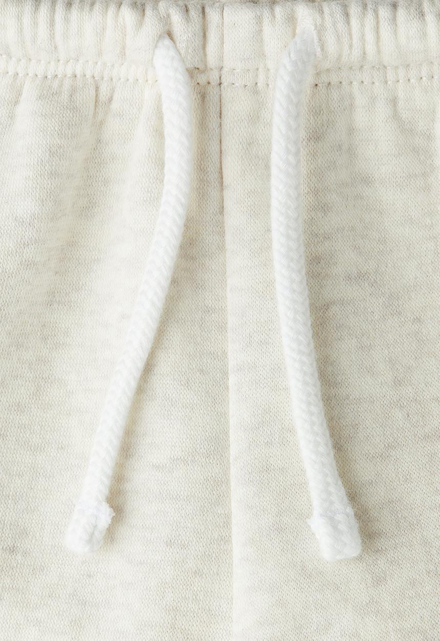H&M - Brushed-inside joggers - light beige marl