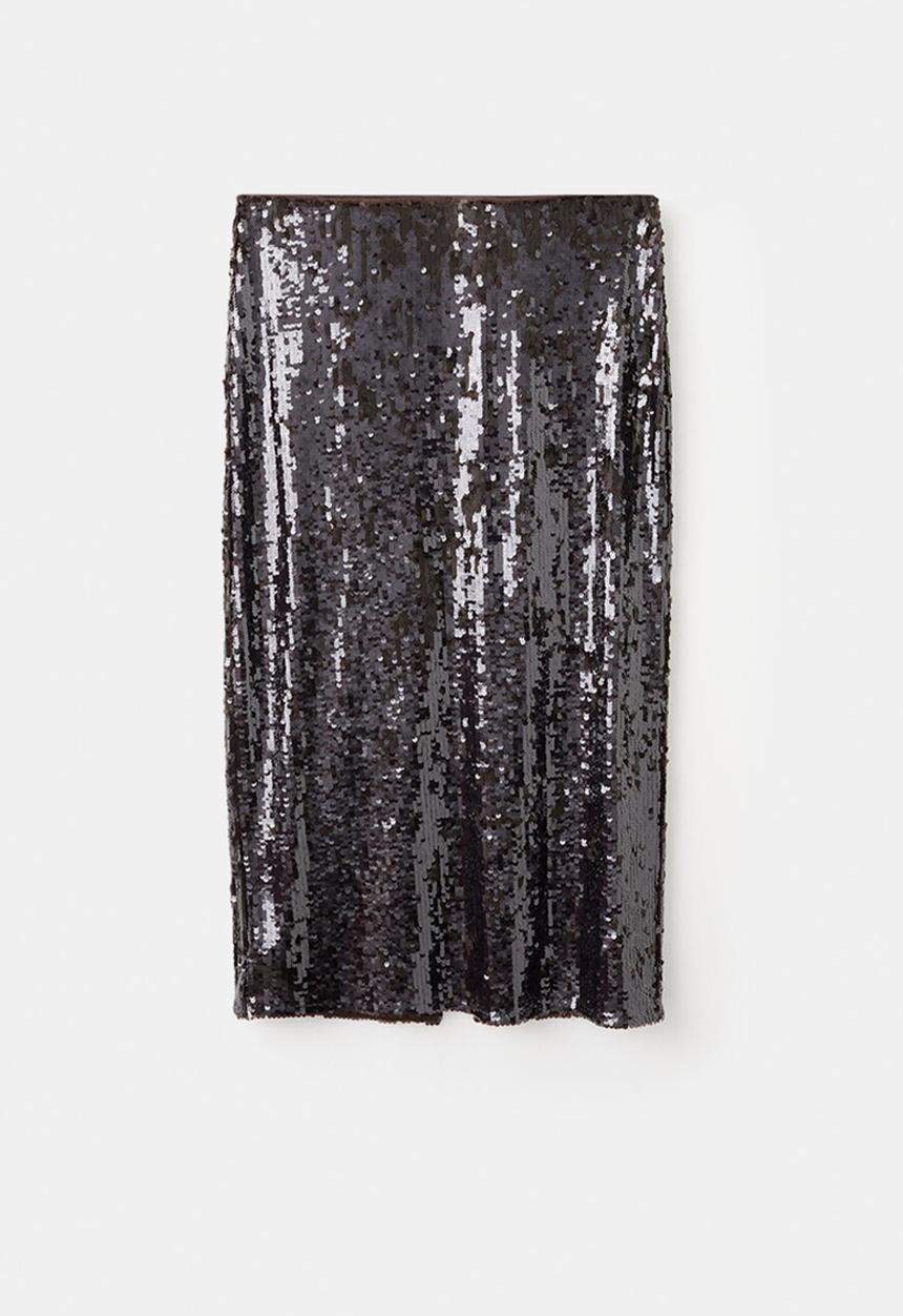 MANGO - Skirt xjaviera - brown