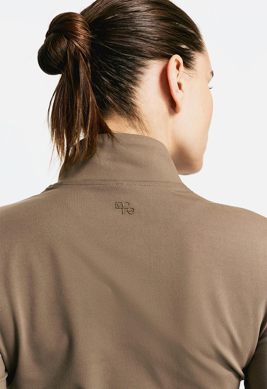 H&M - Zip-through sports jacket with softmove™ - dark beige