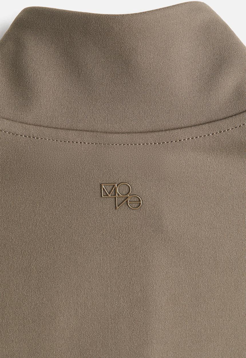 H&M - Zip-through sports jacket with softmove™ - dark beige