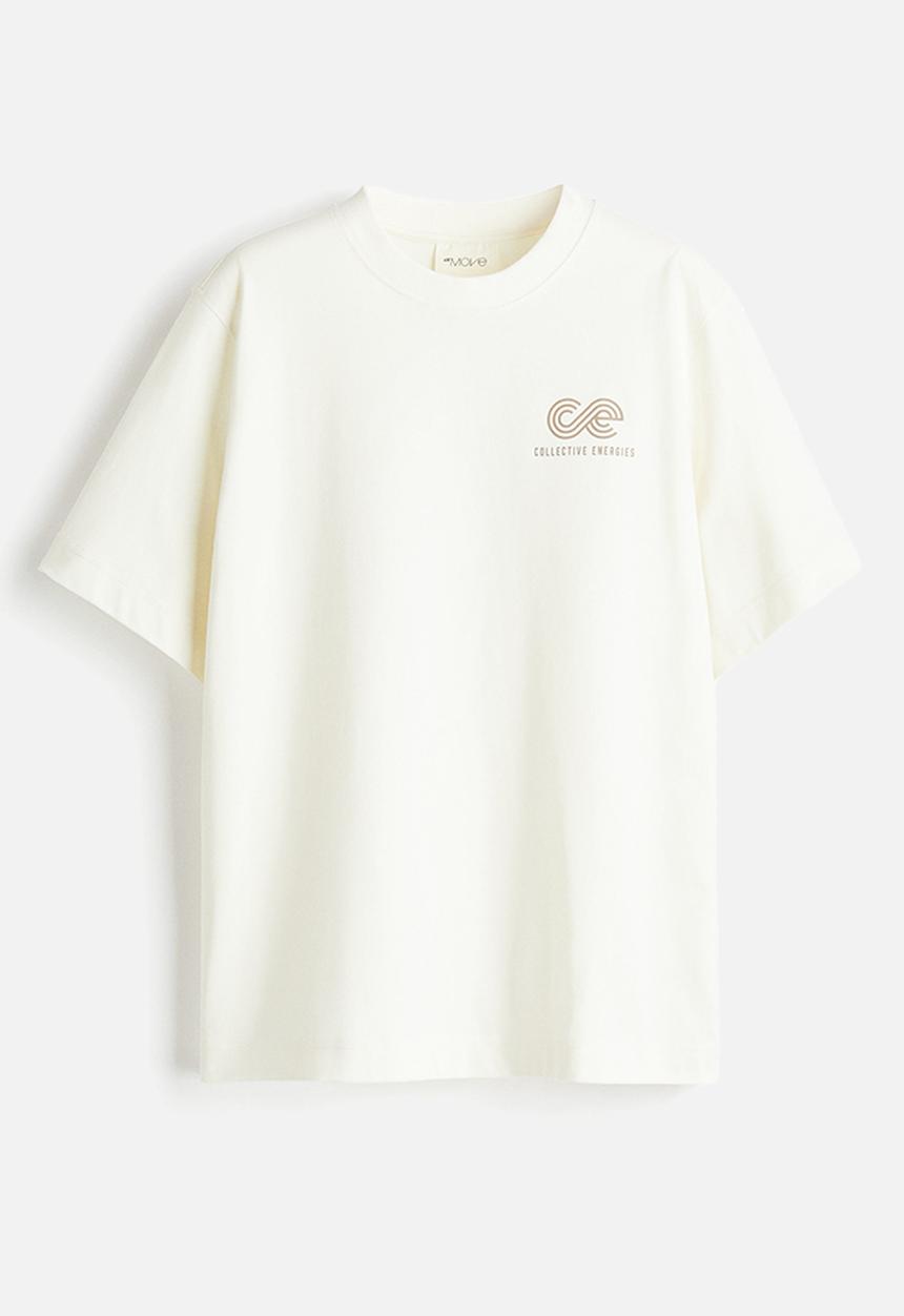 H&M - Sports top with drymove™ - ivory white